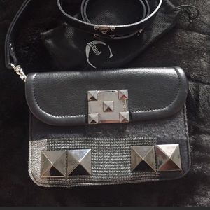 Genuine Roberto Cavalli Clutch Handbag and Belt